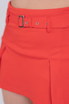 Short falda con cinto