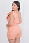 Jumpsuit de short con moño