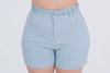 Short de vestir con cinto