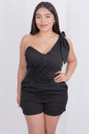 Jumpsuit de short con moño