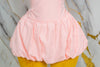 Vestido globo cuadriculado