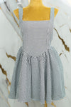 Vestido corto cuadriculado