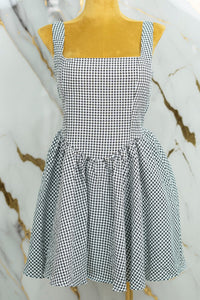 Vestido corto cuadriculado