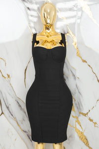 Vestido tela tipo faja liso