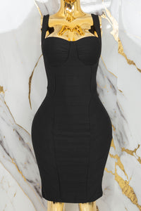 Vestido tela tipo faja liso