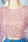 Blusa de piedras manga larga
