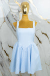 Vestido corto cuadriculado