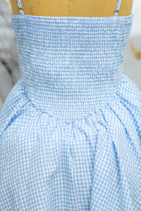 Vestido corto cuadriculado