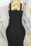 Vestido tela tipo faja liso
