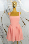 Vestido corto cuadriculado