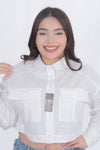 Camisa corta de manga larga