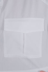 Camisa corta de manga larga