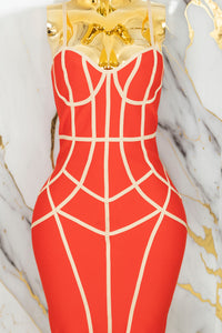 Vestido tela tipo faja