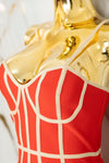 Vestido tela tipo faja