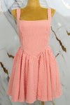 Vestido corto cuadriculado