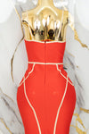 Vestido tela tipo faja