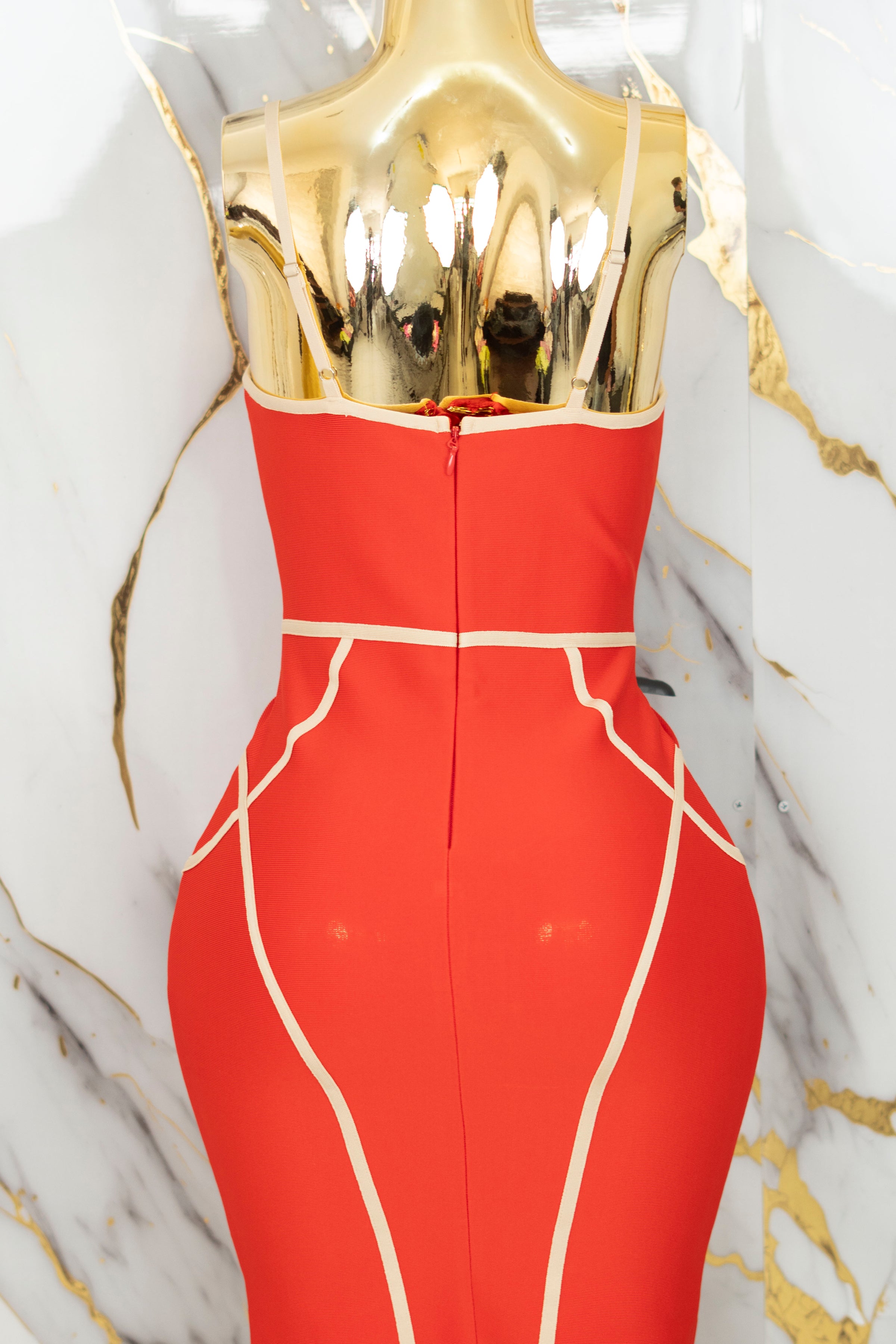 Vestido tela tipo faja