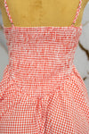 Vestido corto cuadriculado