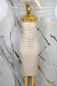 Vestido de vinipiel