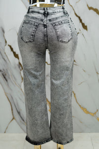 Pantalón gris deslavado