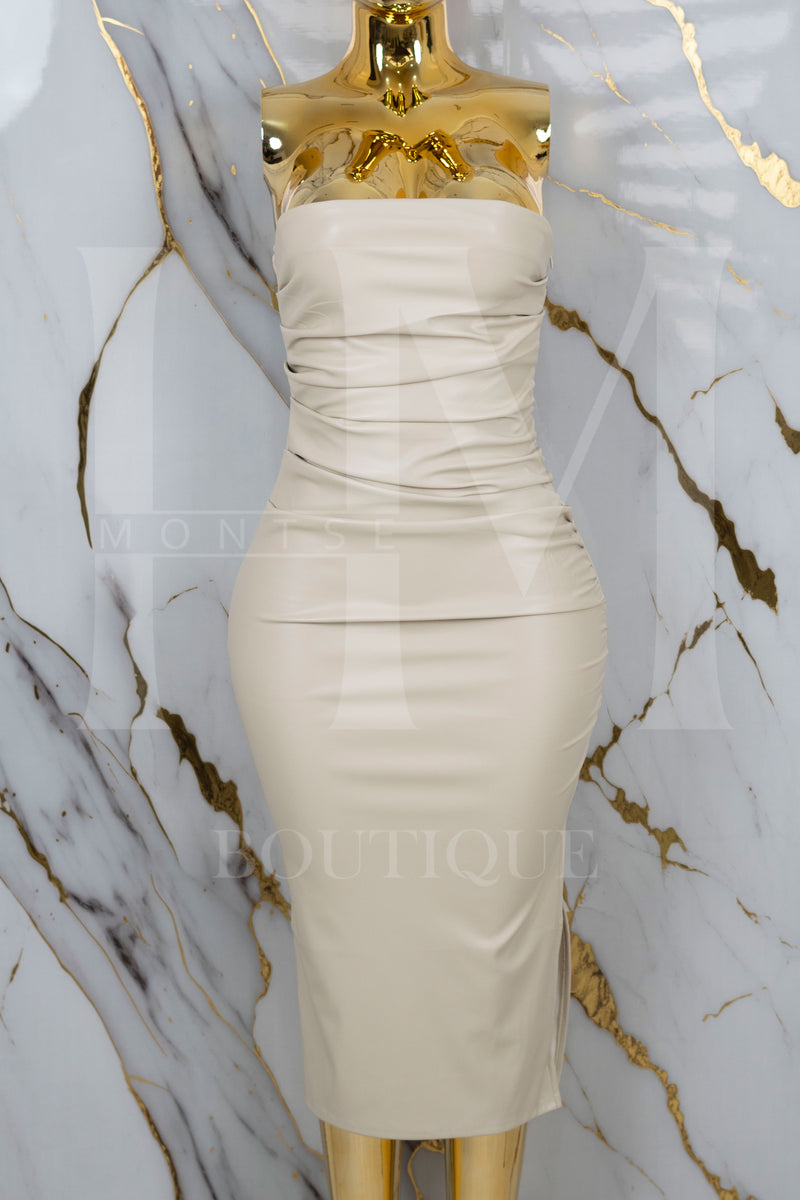Vestido de vinipiel