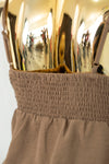 Vestido casual corto de tirantes