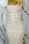 Vestido de vinipiel