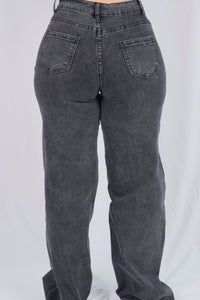 Pantalon de mezclilla liso