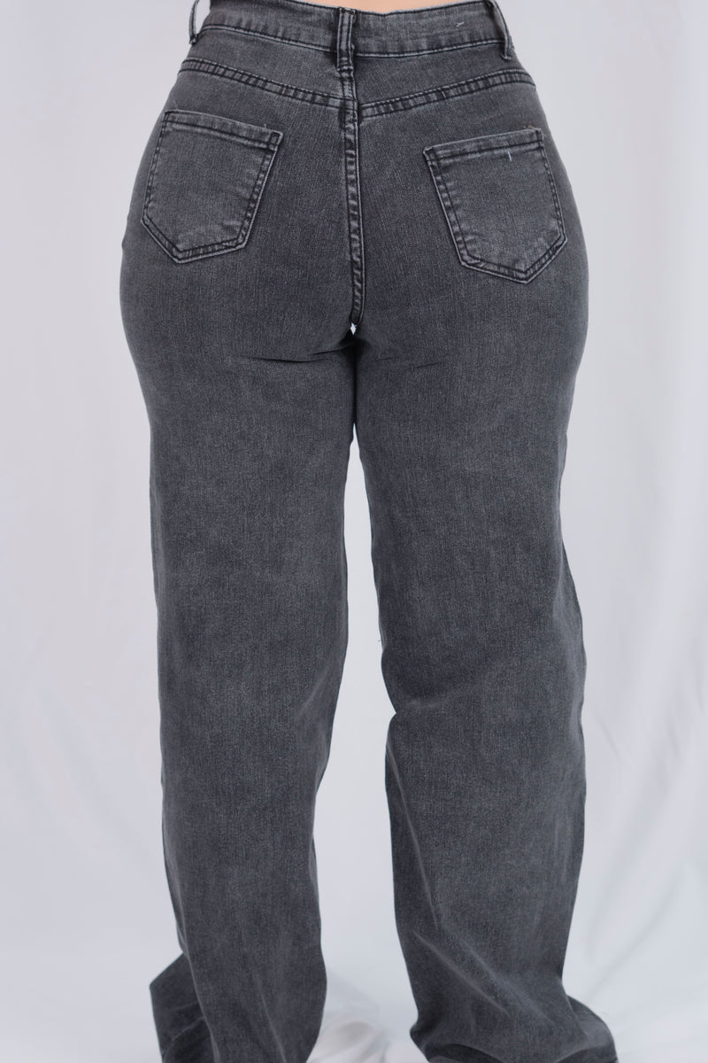 Pantalon de mezclilla liso