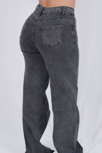 Pantalon de mezclilla liso