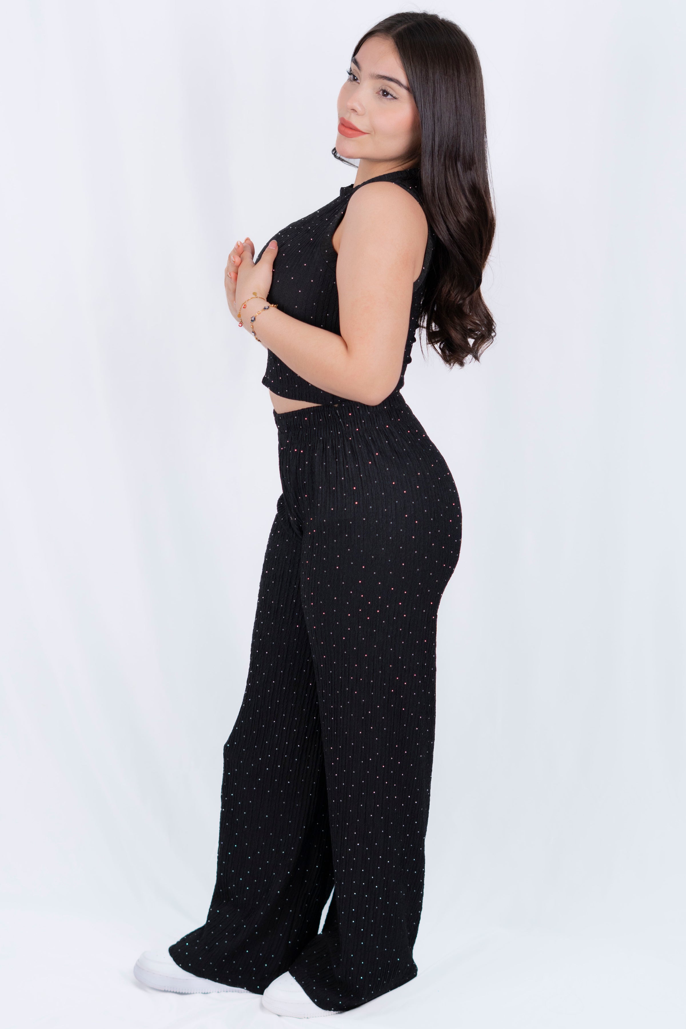 Conjunto con detalle en piedras
