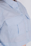 Camisa corta de manga larga