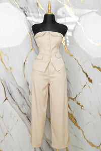 Conjunto formal strapless