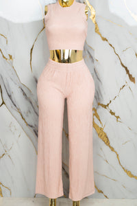 Conjunto casual de pantalon holgado