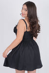 Vestido corte princesa corto