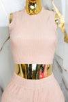 Conjunto casual de pantalon holgado