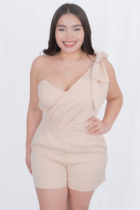 Jumpsuit de short con moño