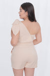 Jumpsuit de short con moño
