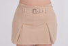 Short falda con cinto