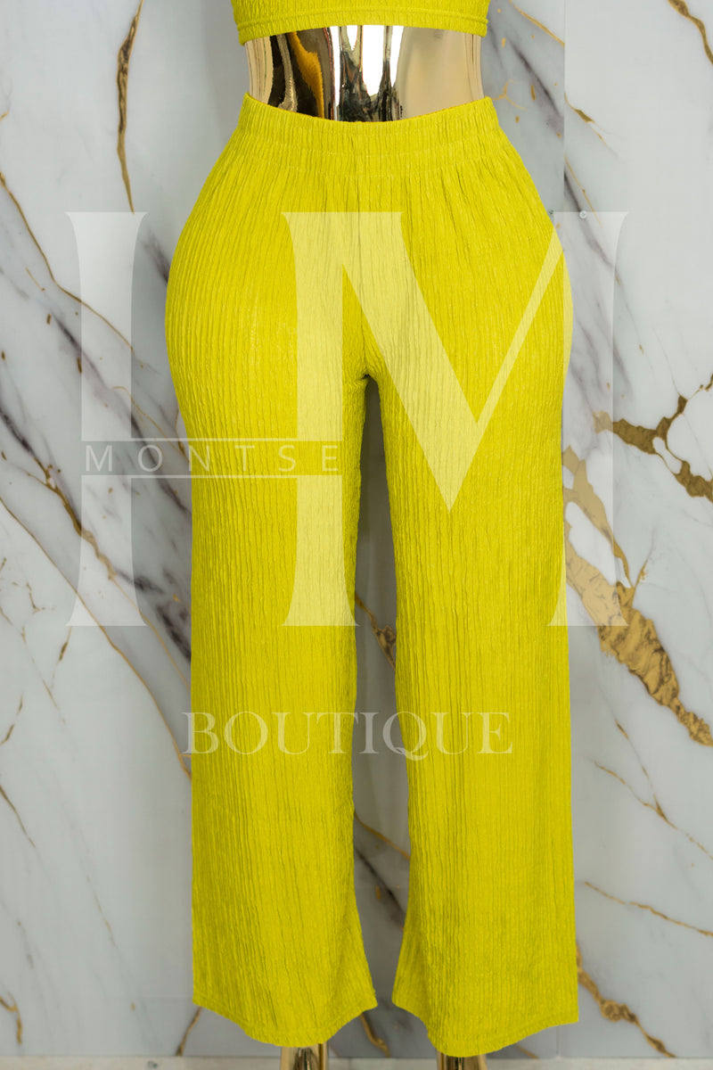 Conjunto casual de pantalon holgado