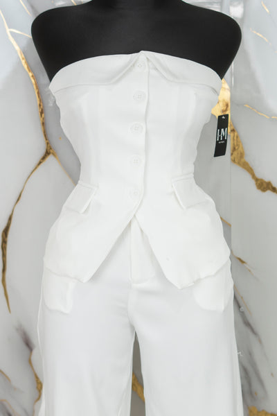 Conjunto formal strapless