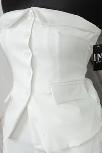 Conjunto formal strapless