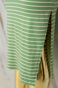 Vestido casual rayado