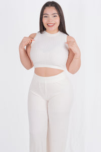 Conjunto casual de pantalon holgado
