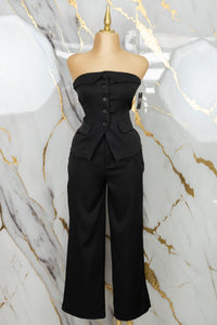 Conjunto formal strapless