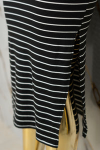 Vestido casual rayado