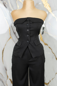 Conjunto formal strapless