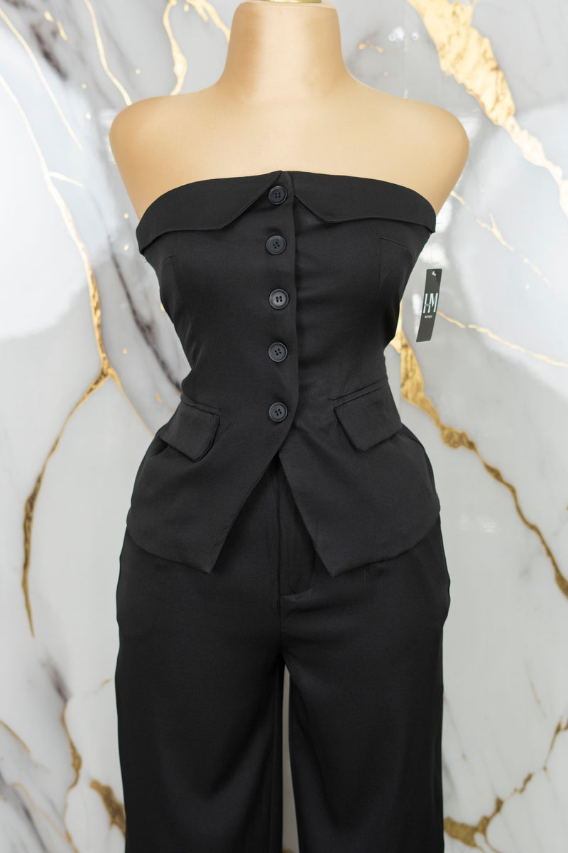 Conjunto formal strapless