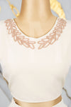 Conjunto de short falda con detalles bordados
