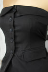 Conjunto formal strapless